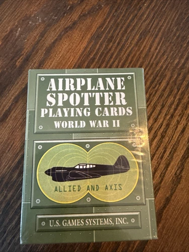 WW2 Airplane Spotter Military Playing Cards Made In Italy Cards are Sealed