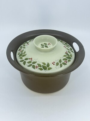 Mid-Century FF Norway Figgjo Flint Vulcanus Flameware Brazil Casserole #2 MCM