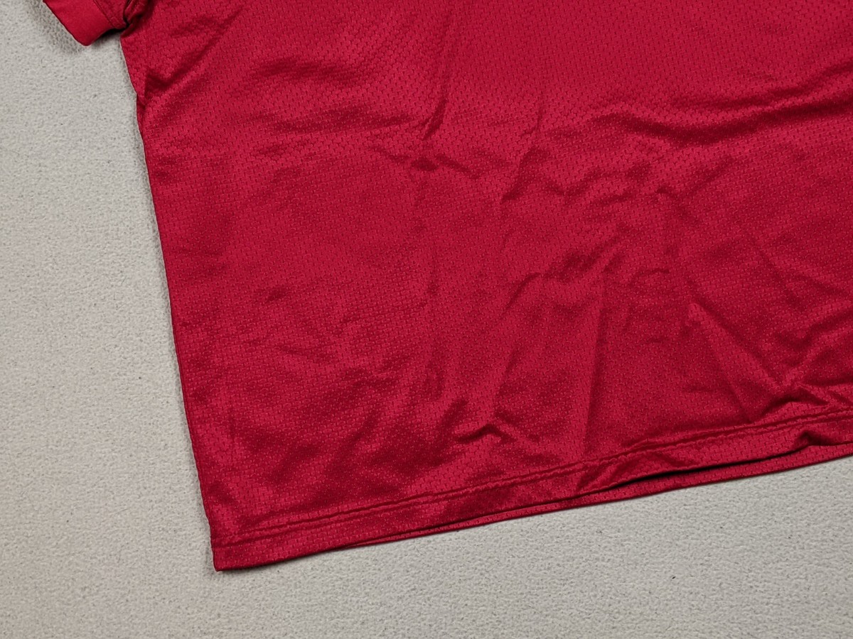 Nike Practice Football Jersey Blank Red No Number Men's Size XL