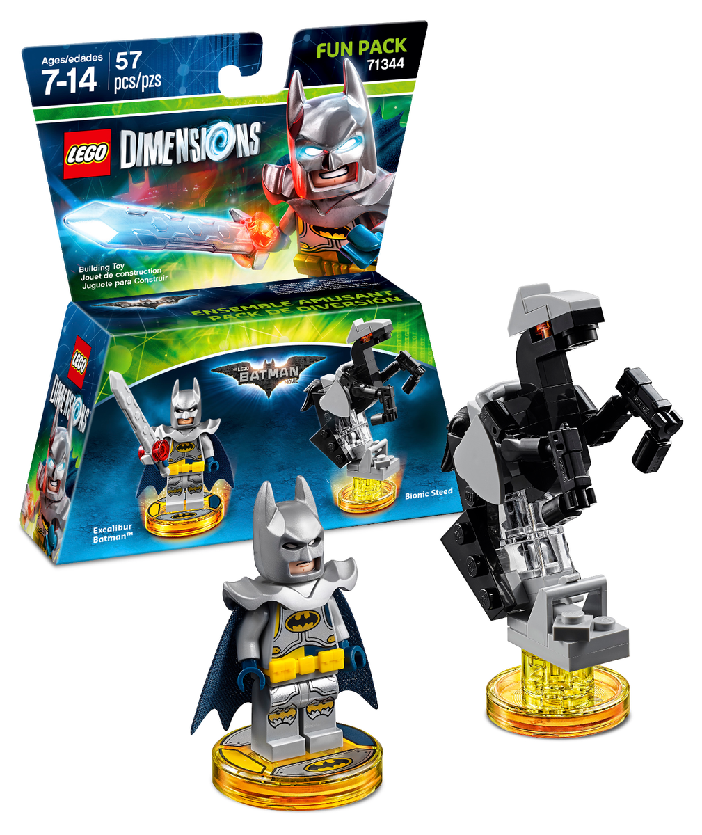 Lego Dimensions Batman Movie Excalibur Bionic Steed Fun Pack