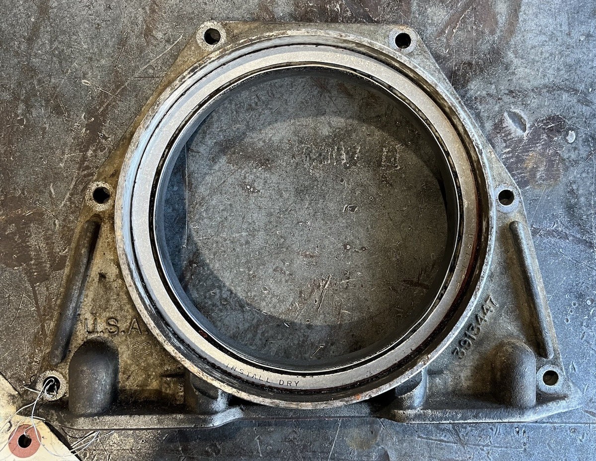 Cummins 5.9L Rear Crankshaft Seal Housing 3913447 3921043 | eBay