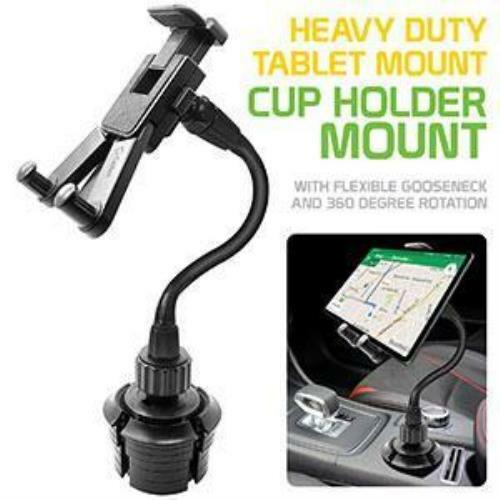 Car Cup Holder Universal Tablet / iPad Mount Gooseneck 360 Degree Adjustable - Picture 1 of 8