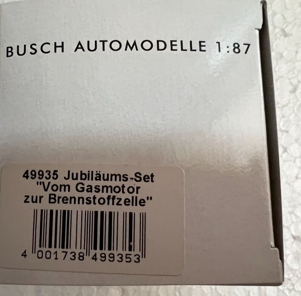 Set Di Anniversario Busch Benz Patent Motorwagen MB Classe A 49935 H0 - Immagine 3 di 3