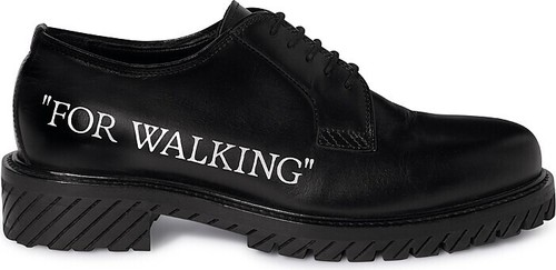 Zapatos de vestir de cuero blanco roto para caminar para hombre 9US negros punta redonda con cordones - Imagen 1 de 18