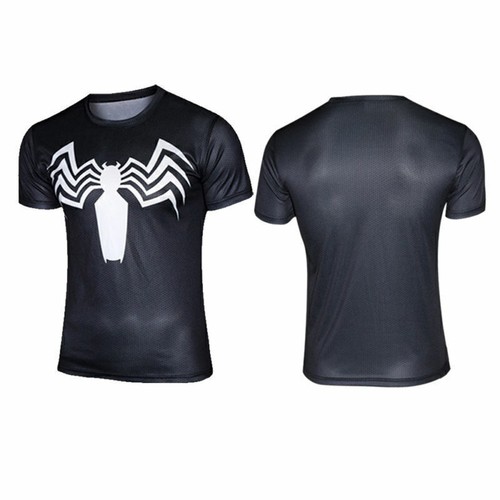 Men Kurzarm T-Shirt Marvel Superheld -Kostüm Radfahren Sport Tops Jersey-Hemd - Bild 41 von 44