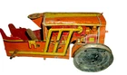 Vintage Marx Toy Tractor Shell Top Only For Parts Restoration Tin Litho