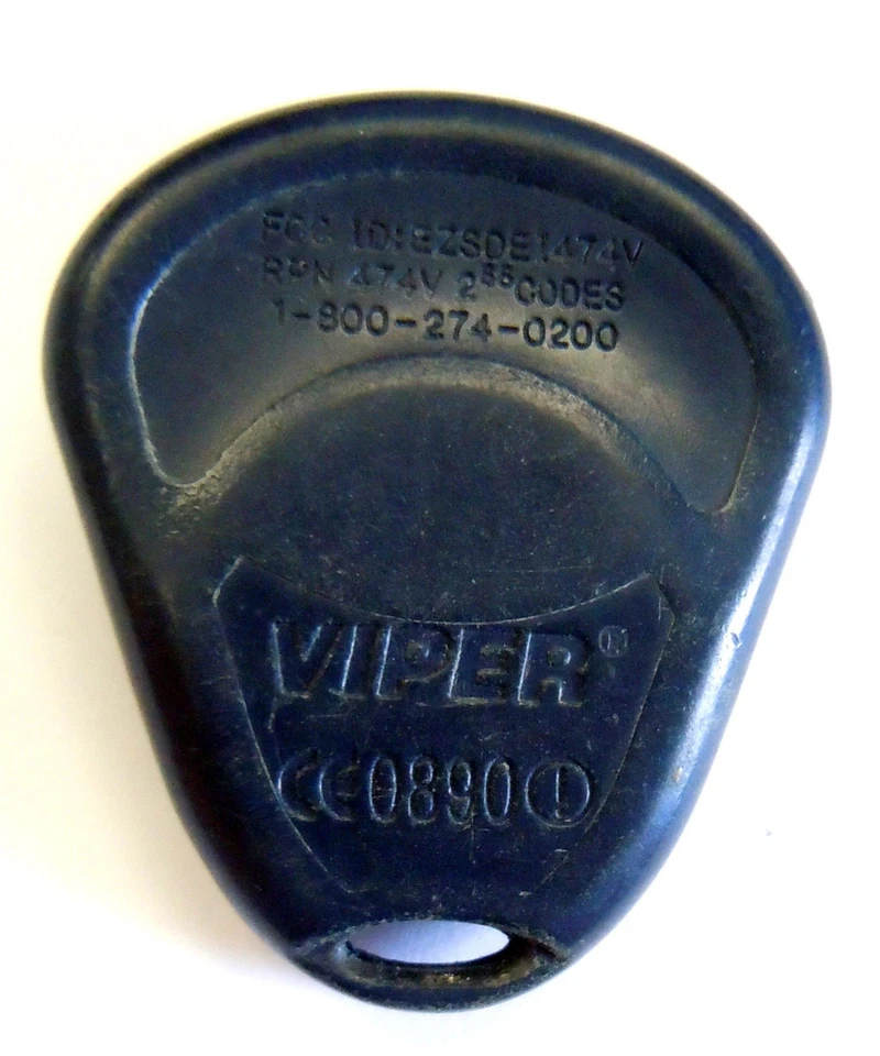 VIPER EZSDEI474V aftermarket controle remoto sem chave 474V fob clicker bipe iniciador de carro - Imagem 2 de 4