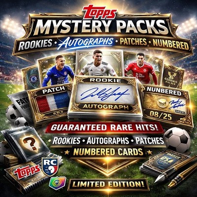 Topps Mystery Pack 2 Nummerierte Garantiert