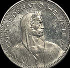 1995 B Switzerland 5 Franc Swiss World Coin KM# 40a Helvetia Lot D2-137 Cu-Ni — photo 3