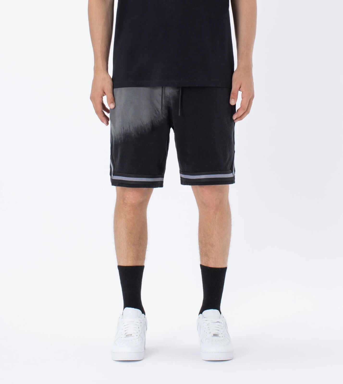 ZANEROBE Men's Organic Cotton Spill Pique Basketball Short GD Black-Size 38