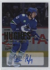 2023-24 Upper Deck Fleer Ultra Rainbow Foilboard Auto Quinn Hughes #45 Auto o1u