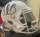 Ja'Marr Chase Bengals Salute To Service Speed Replica Signed Helmet with Visor