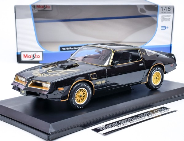 Pontiac Firebird Trans Am 1978 - Schwarz/Gold Maisto 1:18-image