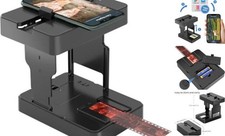 Mobile Film Scanner 35mm Slide  Negative Scanner Slide Viewer, Charcoal Gray