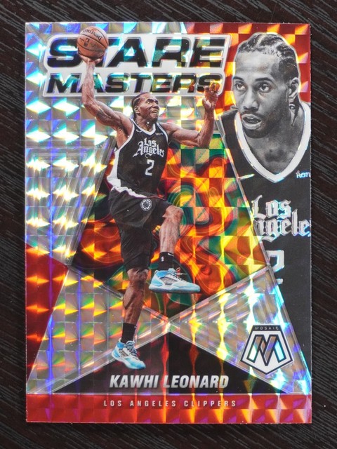 2021-22 Mosaic Silver Mosaic Stare Masters #25 Kawhi Leonard Clippers