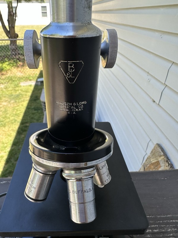 Bausch And Lomb Optical Microscope  With light University Of Notre  Dame