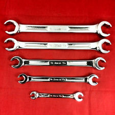 Near Mint Snap-on 14-1316 Rxh605 Sae Double End Flare Nut Line Wrench Set Near Mint Snap-on 14-1316 Rxh605 Sae Double End Flare Nut Line Wrench Set