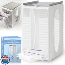 TreaHome Breastmilk Storage Container for Fridge, Breastmilk Freezer Organize