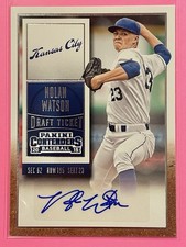2015 Panini Contenders Nolan Watson Draft Ticket Auto #32 Baseball Royals