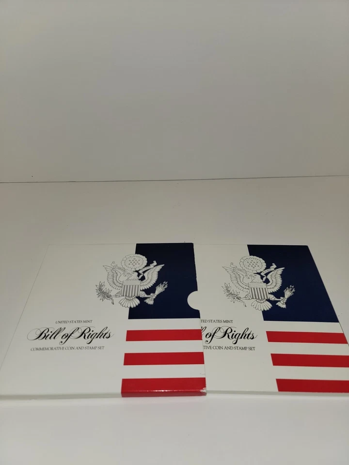 United States Bill of Rights Coin and Stamp Set with 1993 Silver Half Dollar - Image 2 of 4