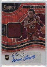 2020 Panini Select Rookie Jersey Red Wave Prizm Isaac Okoro #RJA-OKO Auto 1bi0