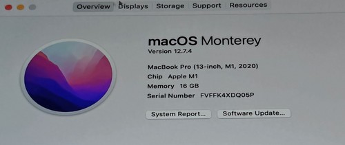 Apple MacBook Pro M1 2020 13-inch, 16GB RAM, 2TB SSD, Space Grey 105 Cycle Count - Afbeelding 9 van 11