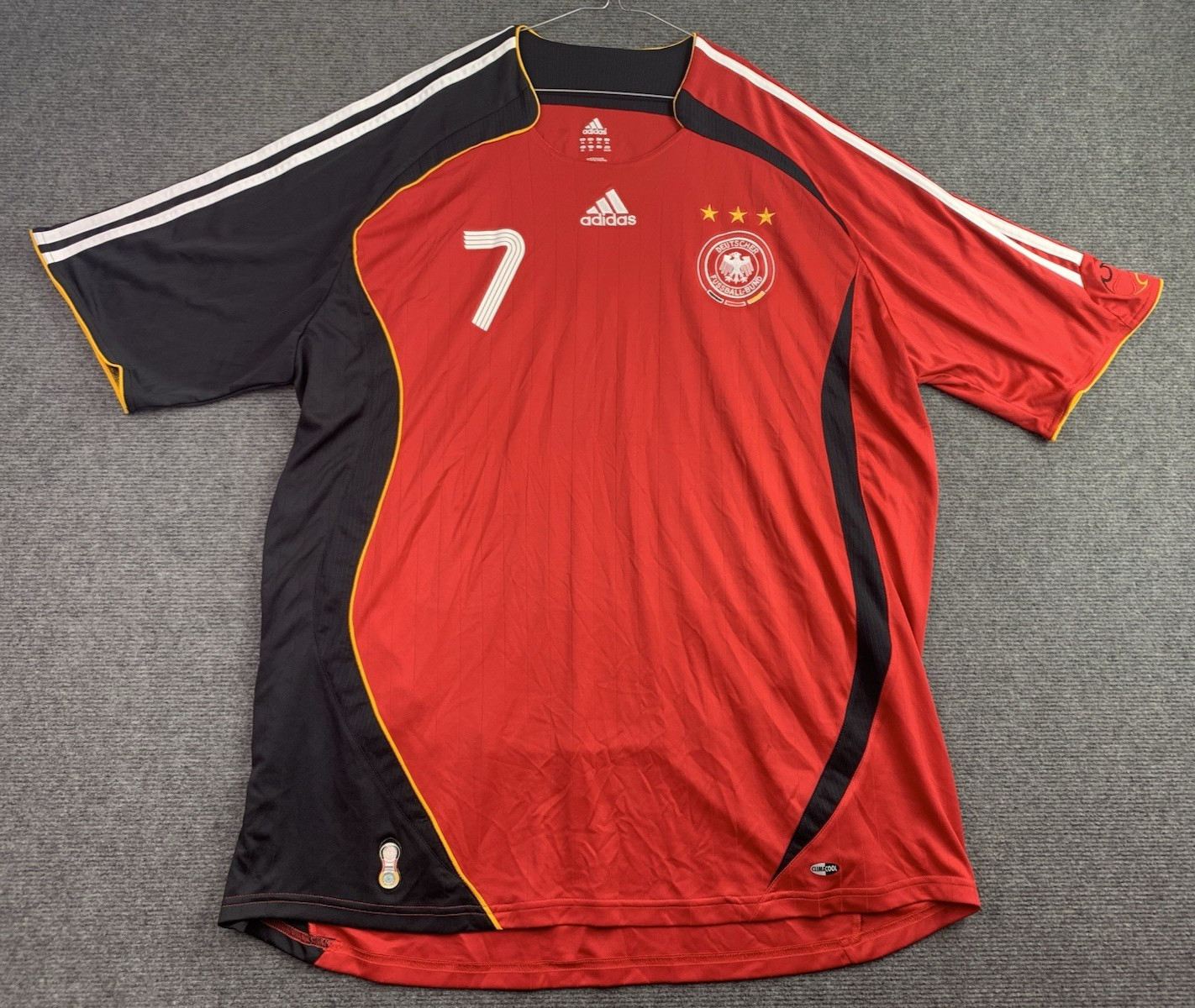 Vintage Adidas 2005/06 Germany Away Jersey Schweinsteiger #7 Mens 2XL Football