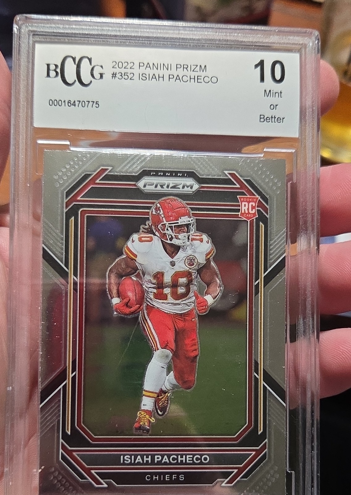 2022 Panini Prizm - Rookies Isiah Pacheco #352 (RC)