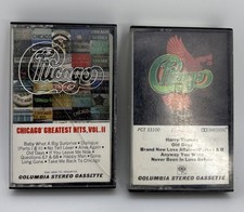 Two Chicago Greatest Hits vol II 1981 And Chicago VIII Columbia Stereo Cassette
