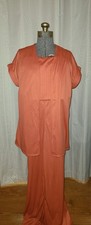 vintage 2-piece pant suit 1970s lightweight polyester, spaghetti strap M/L