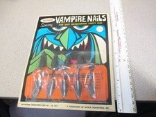 Bayshore 1960s Halloween makeup MOC vintage monster scary VAMPIRE NAILS 2