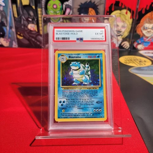 1999 Pokémon Game Blastoise Holo 2/102 • PSA 6 Base Set Unlimited WOTC
