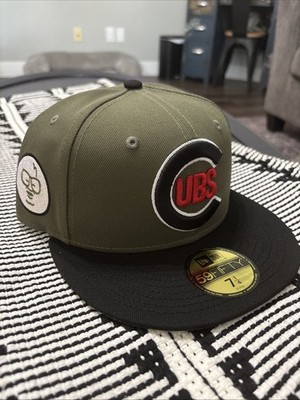 Chicago Cubs Hat New Era 59Fifty Olive Green/Black Harry  display picture 1