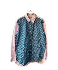 COMME des GARCONS HOMME          Archive flower print shirt blue HE-B0