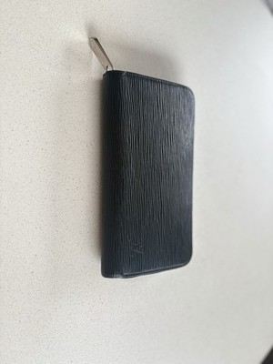 Louis Vuitton Zippy Wallet Epi Leder schwarz - silberne Hardware