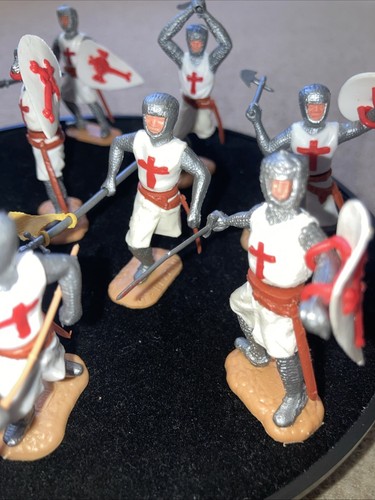 Vintage Timpo English Medieval Crusader 🏴 Knights Templar Look 👀 - Picture 5 of 11