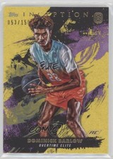 2021-22 Topps Inception OTE Overtime Elite Yellow 53/150 Dominick Barlow #20 3hd