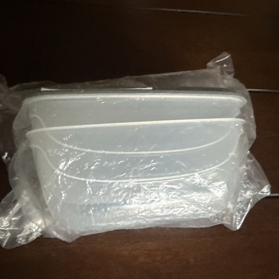 New - Pampered Chef Cut & Store Containers 100677 (two Containers In This Set)