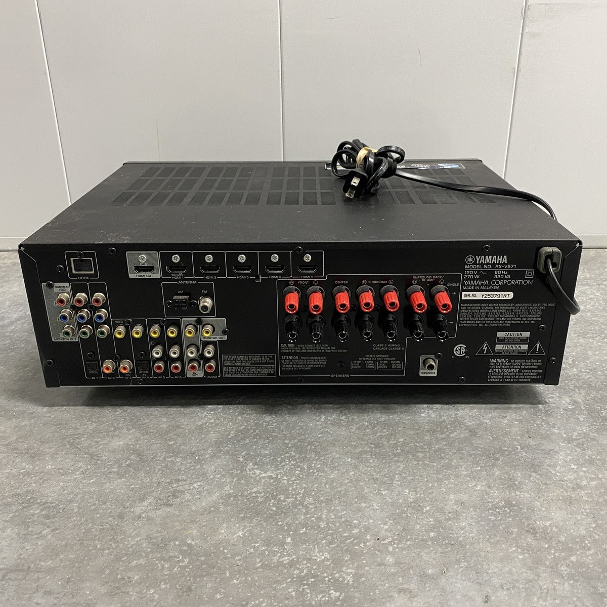 YAMAHA AVレシーバーRX-V571 現状品 【公式通販】
