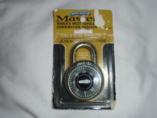 Vintage Master Lock No. 1500-D Combination Pa...