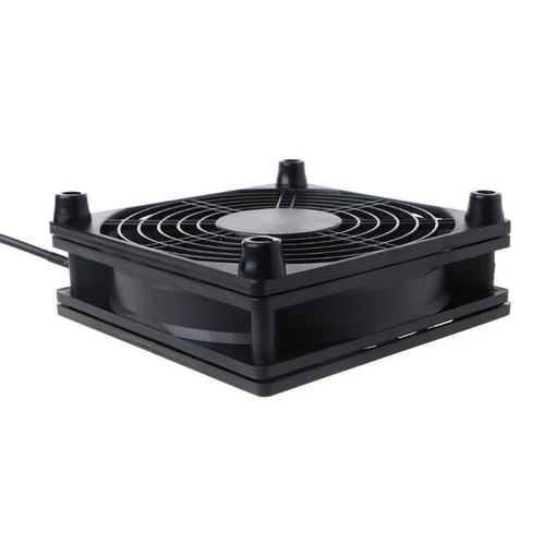Router TV Box PC Fan Stents Protective Net Wireless Cooling Quiet for DC 5V USB - Afbeelding 4 van 8