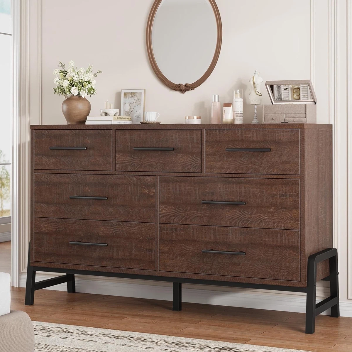 tall oak dresser products for sale | eBay