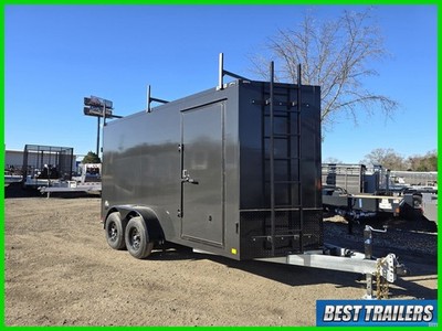 2026 celltech 7X16 Tandem Axle 10K Enclosed Contracting Trailer  New