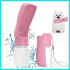 Dog Water Bottle Portable, Leak Proof Foldable Pet Water Dispenser for Dogs &...