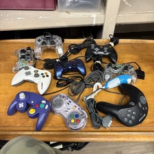 Lot of 10 Untested 3RD Party Playstation 1/2 Xbox Nintendo RANDOM Controller  #6