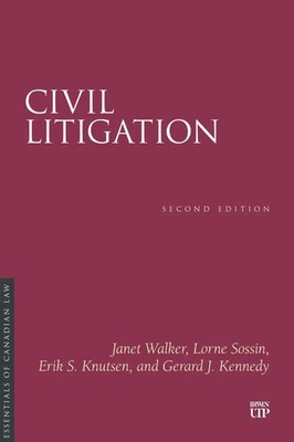 Civil Litigation Janet Walker (u. a.) Taschenbuch Englisch 2010