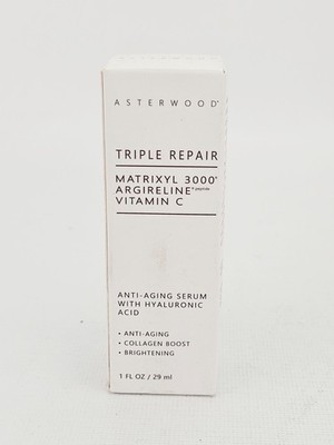 Asterwood Triple Repair Serum Matrixyl 3000 Argireline Hyaluronic Acid Vitamin C