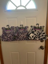 BRAND NEW LOT OF 6 GIRL'S SIZE XL ATHLETIC WORKS SPORTS BRAS BAND SIZE 36