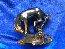 Vintage Reno Nevada Souvenir Horse Figurine Court House Metal Statue