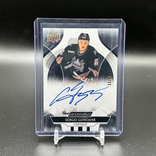 2024-25 Upper Deck Engrained Sergei Gonchar Ebony Auto /49 #CA-SE Capitals